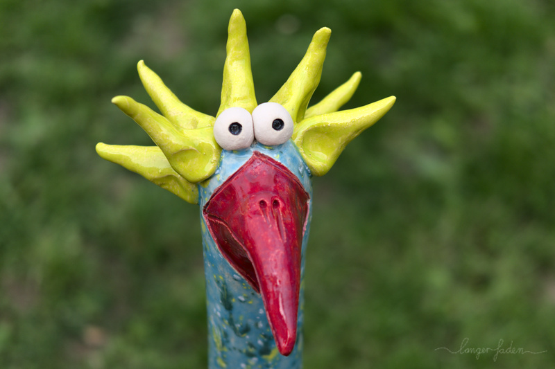 skuriles vogelgesicht