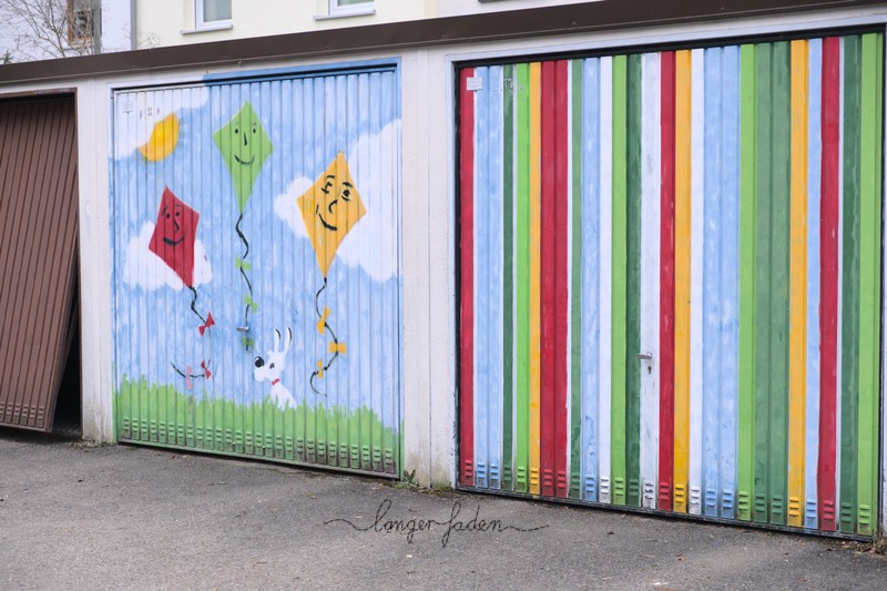 bunte Garagentore