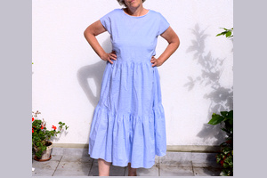 hellblaues Sommerkleid