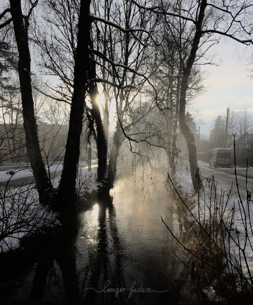 groebenbach im nebel und sonnenschein