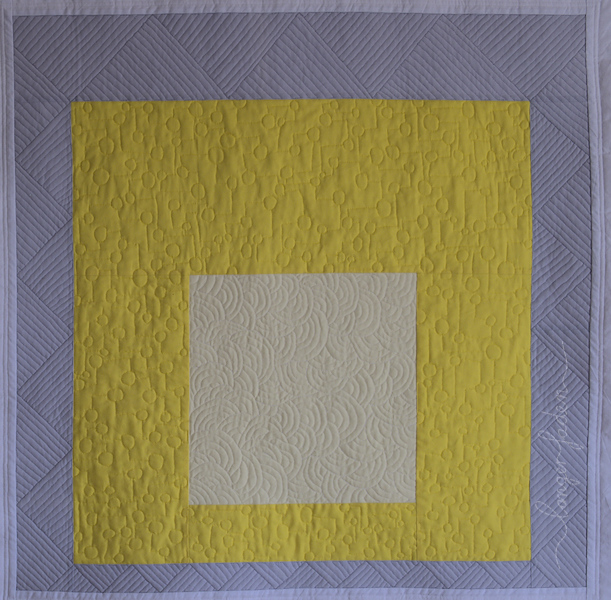 zweiter Quilt nach Josef Albers