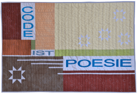 Code ist Poesie -Quilt von G.Bach